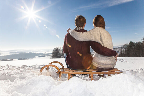 Winter-Romantik, Wellnesshotel Jagdhof, Bayerischer Wald